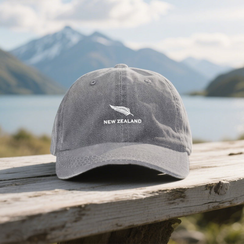 Outdoor Adventure New Zealand - 뉴질랜드 테마 디스트레스드 유니섹스 여행용 아웃도어