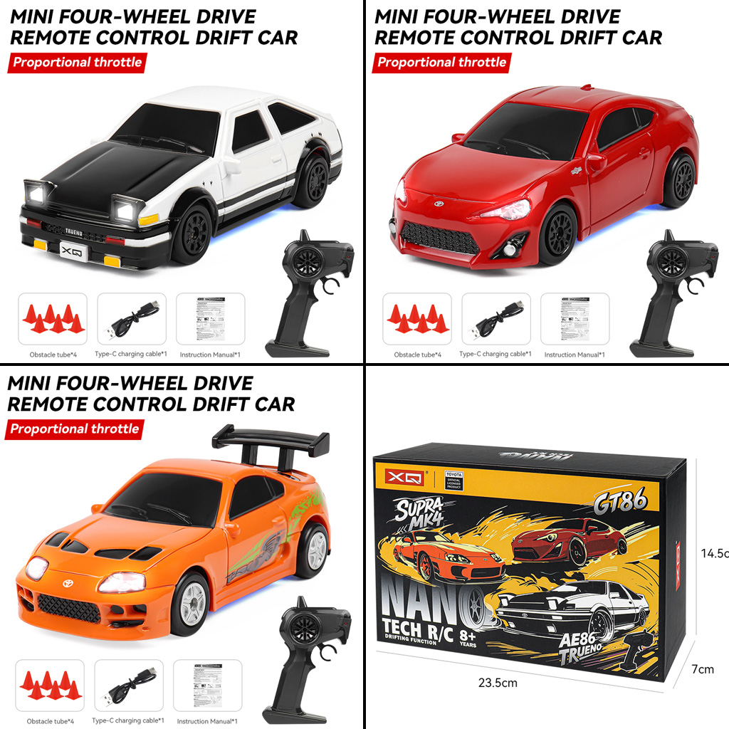 Outdoor Adventure Group - 2.4G RC 드리프트 카 1/64 4WD