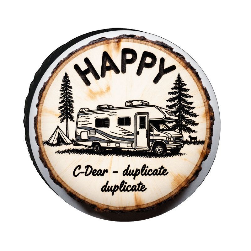 HAPPY RV 캠핑 테마 폴리에스테르 타이어 커버,  - Outdoor Adventure Rv 리뷰 및 가격