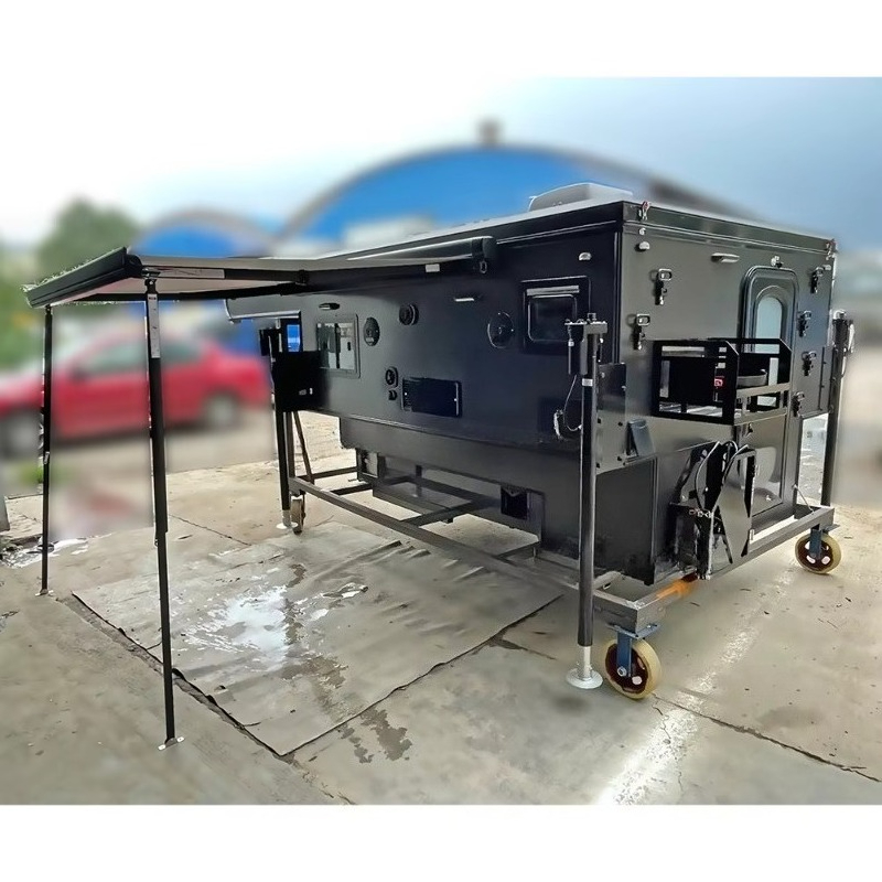 맞춤형 알루미늄 소프트 리프트 4X4 숏 베드 픽업 트 - Outdoor Adventure Rv 리뷰 및 가격
